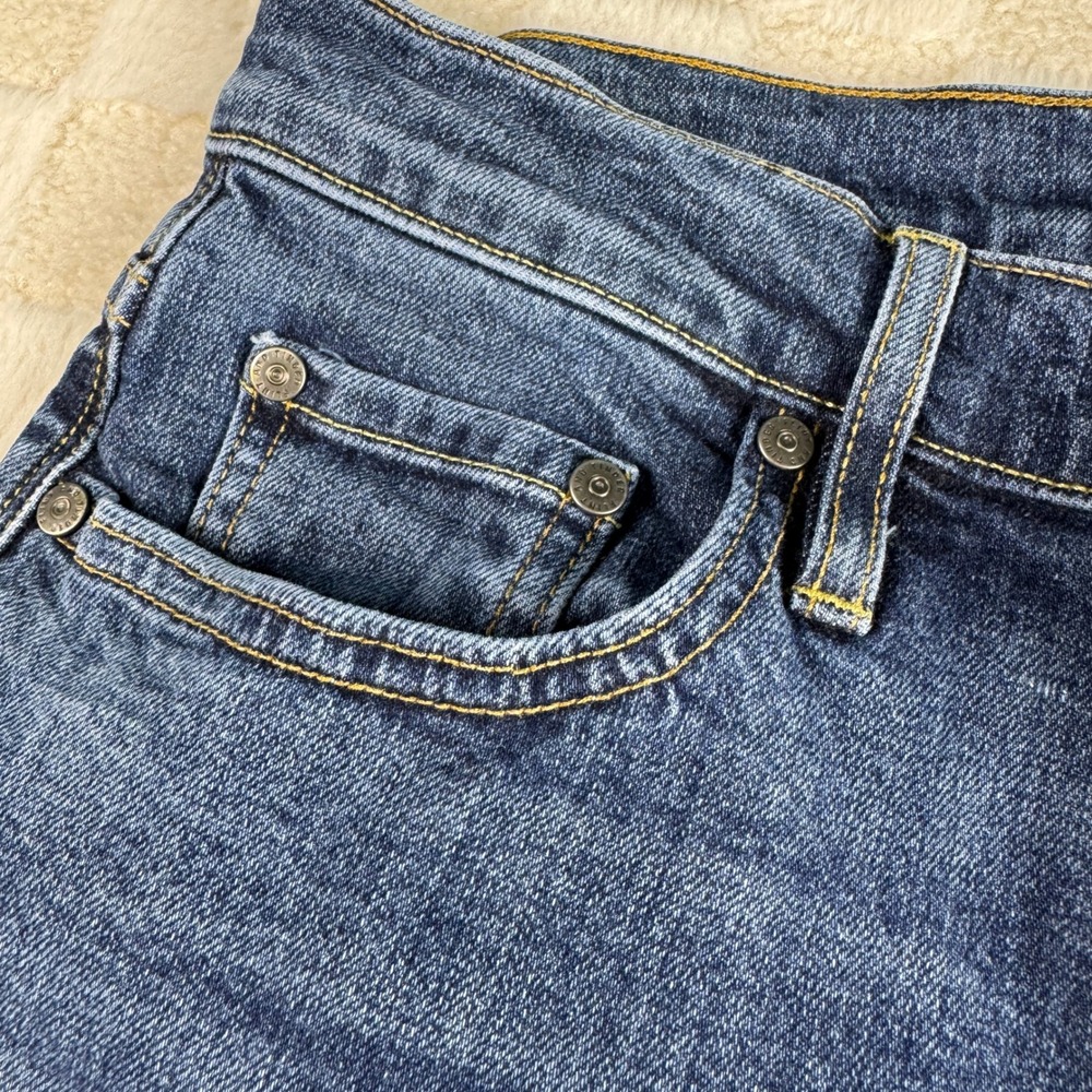 Flint and Tinder Straight Fit Jeans Mens Blue Denim Casual Everyday 28X30 - Picture 5 of 11